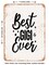 DECORATIVE METAL SIGN - Best Gigi Ever - 3 - Vintage Rusty Look